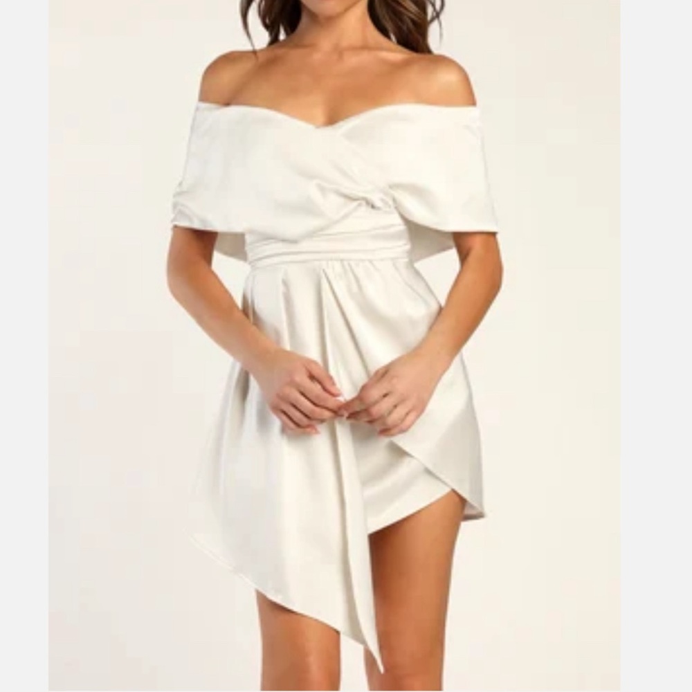 Lulus white mini dress